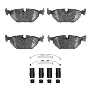 BMW 740i Brake Pads - Rear - DFC - 5000 Advanced Low Metallic - `87-`02