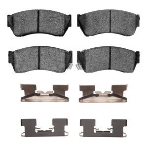 Chevrolet Metro Brake Pads - Front - DFC - 5000 Advanced Semi Metallic - `89-`01