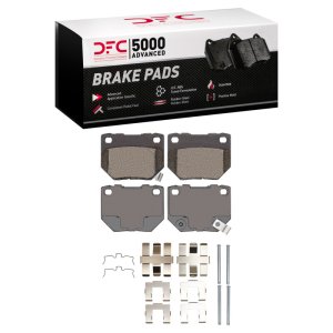 Subaru Impreza Brake Pads - Rear - DFC - 5000 Advanced Semi Metallic - `06-`07