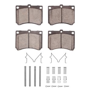 Ford Escort Brake Pads - Front - DFC - 5000 Advanced Semi Metallic - `90-`03