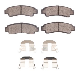 Nissan Sentra Brake Pads - Rear - DFC - 5000 Advanced Ceramic - `91-`06