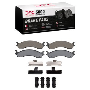Ford E-Super Duty Brake Pads - Front - DFC - 5000 Advanced Semi Metallic - `95-`07