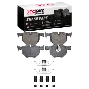 BMW 535xi Brake Pads - Rear - DFC - 5000 Advanced Low Metallic - `04-`10