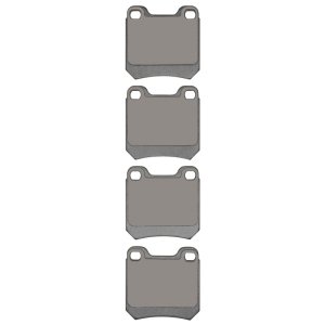 Cadillac Catera Brake Pads - Rear - DFC - 5000 Advanced Low Metallic - `97-`08