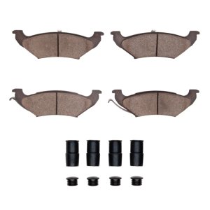 Chrysler Town & Country Brake Pads - Rear - DFC - 5000 Advanced Semi Metallic - `97-`00