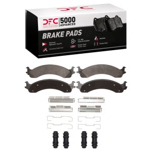 Dodge Ram 4000 Brake Pads - Front - DFC - 5000 Advanced Semi Metallic - `00-`02