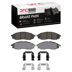 Nissan XTerra Brake Pads - Front - DFC - 5000 Advanced Semi Metallic - `00-`04
