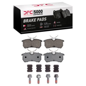 Ford Fiesta Brake Pads - Rear - DFC - 5000 Advanced Low Metallic - `01-`19