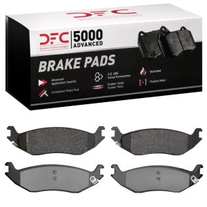 Chrysler Aspen Brake Pads - Rear - DFC - 5000 Advanced Semi Met - `02-`24