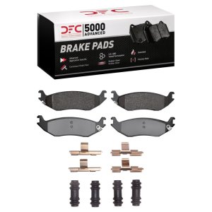 Chrysler Aspen Brake Pads - Rear - DFC - 5000 Advanced Semi Metallic - `02-`24