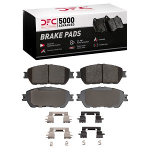Toyota Avalon Brake Pads - Front - DFC - 5000 Advanced Ceramic + Hardware Kit - `04-`10