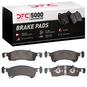 Ford Expedition Brake Pads - Front - DFC - 5000 Advanced Semi Metallic - `02-`06