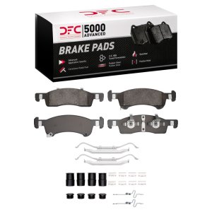 Ford Expedition Brake Pads - Front - DFC - 5000 Advanced Semi Metallic - `02-`06