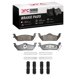 Ford F-150 Brake Pads - Rear - DFC - 5000 Advanced Semi Metallic - `04-`09