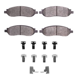 Ford F-350 Super Duty Brake Pads - Rear - DFC - 5000 Advanced Semi Metallic - `05-`07