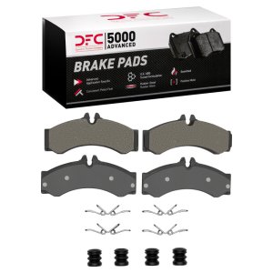 Dodge Sprinter 3500 Brake Pads - Front + Rear - DFC - 5000 Advanced Semi Metallic - `02-`06