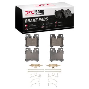 Lexus LS460 Brake Pads - Rear - DFC - 5000 Advanced Low Metallic - `07-`17