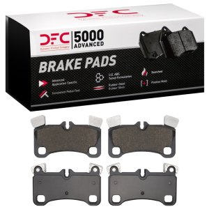 Porsche Cayenne Brake Pads - Rear - DFC - 5000 Advanced Low Metallic - `08-`10