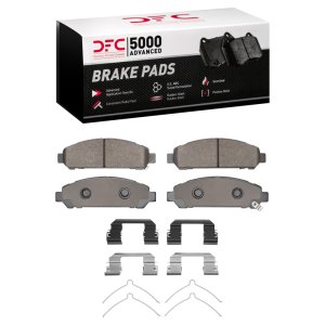 Toyota Venza Brake Pads - Front - DFC - 5000 Advanced Low Metallic - `09-`15