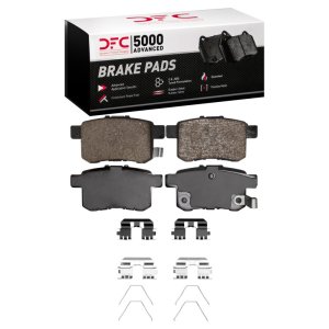 Acura TSX Brake Pads - Rear - DFC - 5000 Advanced Ceramic - `08-`17