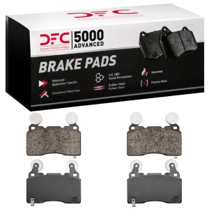 Chevrolet Camaro Brake Pads - Front - DFC - 5000 Advanced Low Metallic - `10-`15