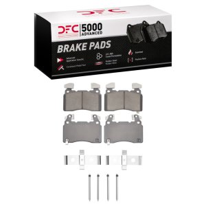 Chevrolet SS Brake Pads - Front - DFC - 5000 Advanced Low Metallic + Hardware Kit - `12-`17