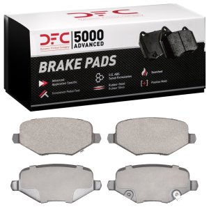 Chrysler Town & Country Brake Pads - Rear - DFC - 5000 Advanced Ceramic - `09-`16