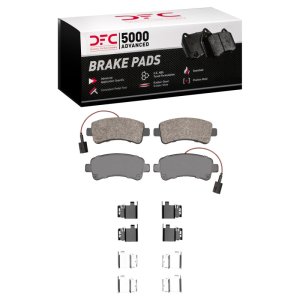 Ram ProMaster 2500 Brake Pads - Rear - DFC - 5000 Advanced Semi Metallic - `14-`21