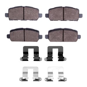 Honda CR-Z Brake Pads - Rear - DFC - 5000 Advanced Ceramic - `16-`22