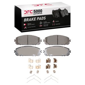 Jeep Cherokee Brake Pads - Front - DFC - 5000 Advanced Ceramic - `14-`20