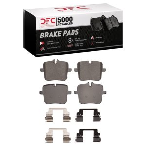BMW M850i xDrive Brake Pads - Rear - DFC - 5000 Advanced Low Metallic - `17-`25