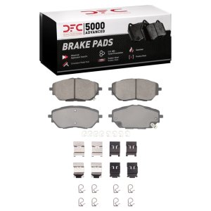 Toyota C-HR Brake Pads - Front - DFC - 5000 Advanced Ceramic - `18-`22