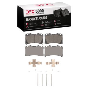 Toyota GR Corolla Brake Pads - Front - DFC - 5000 Advanced Low Metallic - `22-`25