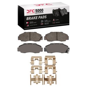 Acura Integra Brake Pads - Front - DFC - 5000 Advanced Low Met - `97-`01