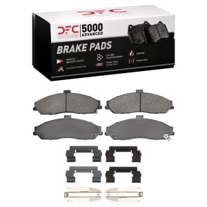 Chevrolet Corvette Brake Pads - Front - DFC - 5000 Advanced Semi Metallic - `97-`10