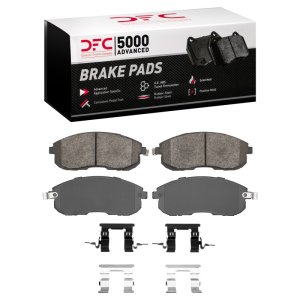Infiniti G35 Brake Pads - Front - DFC - 5000 Advanced Semi Metallic - `03-`05