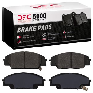 Acura CSX Brake Pads - Front - DFC - 5000 Advanced Low Metallic - `00-`10