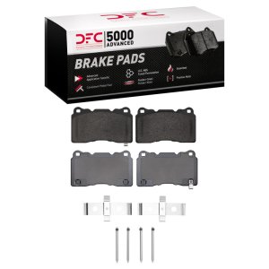 Ford Mustang Brake Pads - Front - DFC - 5000 Advanced Low Metallic - `04-`14