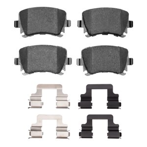 Audi TT Quattro Brake Pads - Rear - DFC - 5000 Advanced Low Metallic - `06-`21