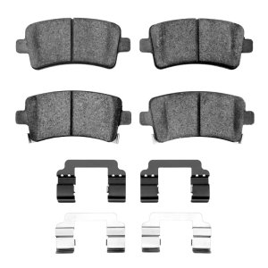 Buick Regal Brake Pads - Rear - DFC - 5000 Advanced Low Metallic - `11-`13