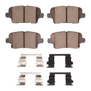 Cadillac XT4 Brake Pads - Rear - DFC - 5000 Advanced Low Metallic - `20-`25
