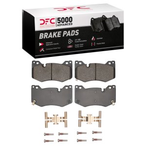 Cadillac CT5 Brake Pads - Front - DFC - 5000 Advanced Low Metallic + Hardware Kit - `20-`25