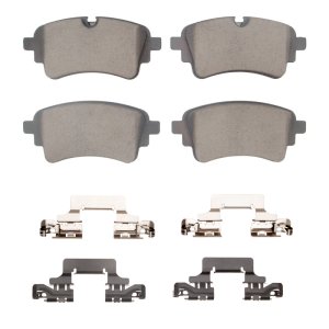 Audi A5 Sportback Brake Pads - Rear - DFC - 5000 Advanced Low Metallic + Hardware Kit - `20-`25