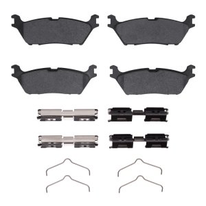 Ford F-150 Brake Pads - Rear - DFC - 5000 Advanced Semi Metallic - `21-`25