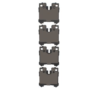 Lexus LS500 Brake Pads - Rear - DFC - Euro 5000 Ceramic - `07-`25