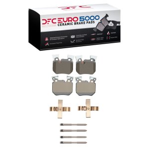 BMW 135I Brake Pads - Rear - DFC - Euro 5000 Ceramic - `06-`13