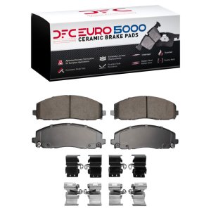 Chrysler Town & Country Brake Pads - Front - DFC - Euro 5000 Ceramic - `12-`25