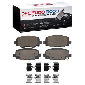 Alfa Romeo TONALE Brake Pads - Rear - DFC - Euro 5000 Ceramic + Hardware Kit - `15-`25