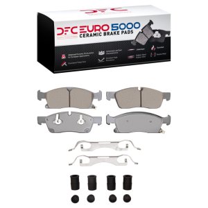 Dodge Durango Brake Pads - Front - DFC - Euro 5000 Ceramic - `11-`22