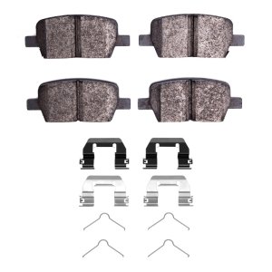 Buick Enclave Brake Pads - Rear - DFC - Euro 5000 Ceramic - `16-`24